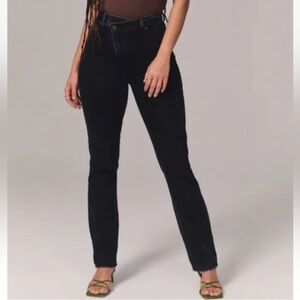 Abercrombie & Fitch Women's High Rise Black Jeans